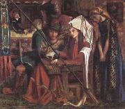 Dante Gabriel Rossetti The Tune of Seven Towers (mk28) oil